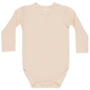 Quincy Mae Waffle Long Sleeve Bodysuit